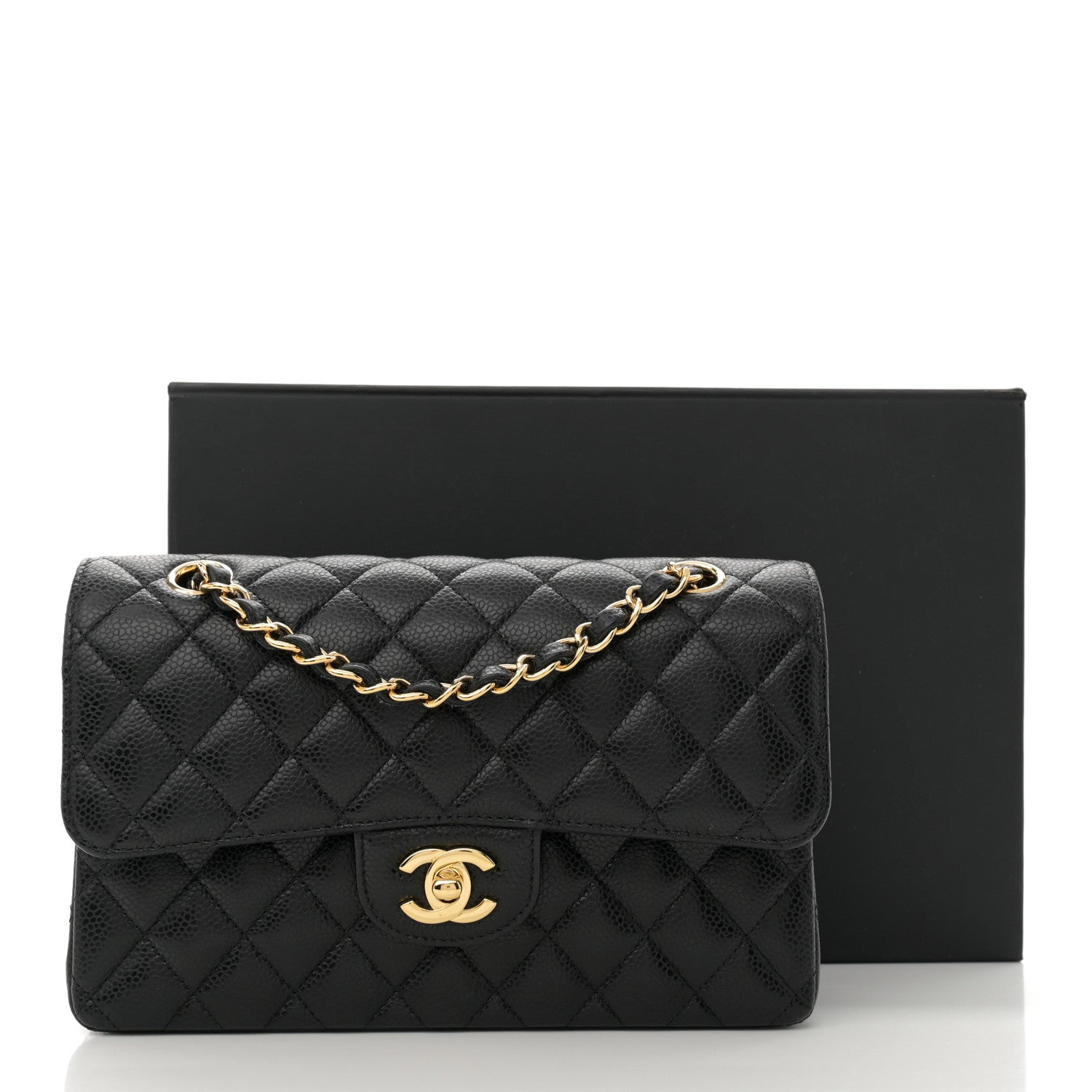 Chanel Caviar Quilted Small Double Flap Black 11 of 11