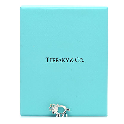 Tiffany Sterling Silver Tsavorite Save the Wild Elephant Charm 5 of 5
