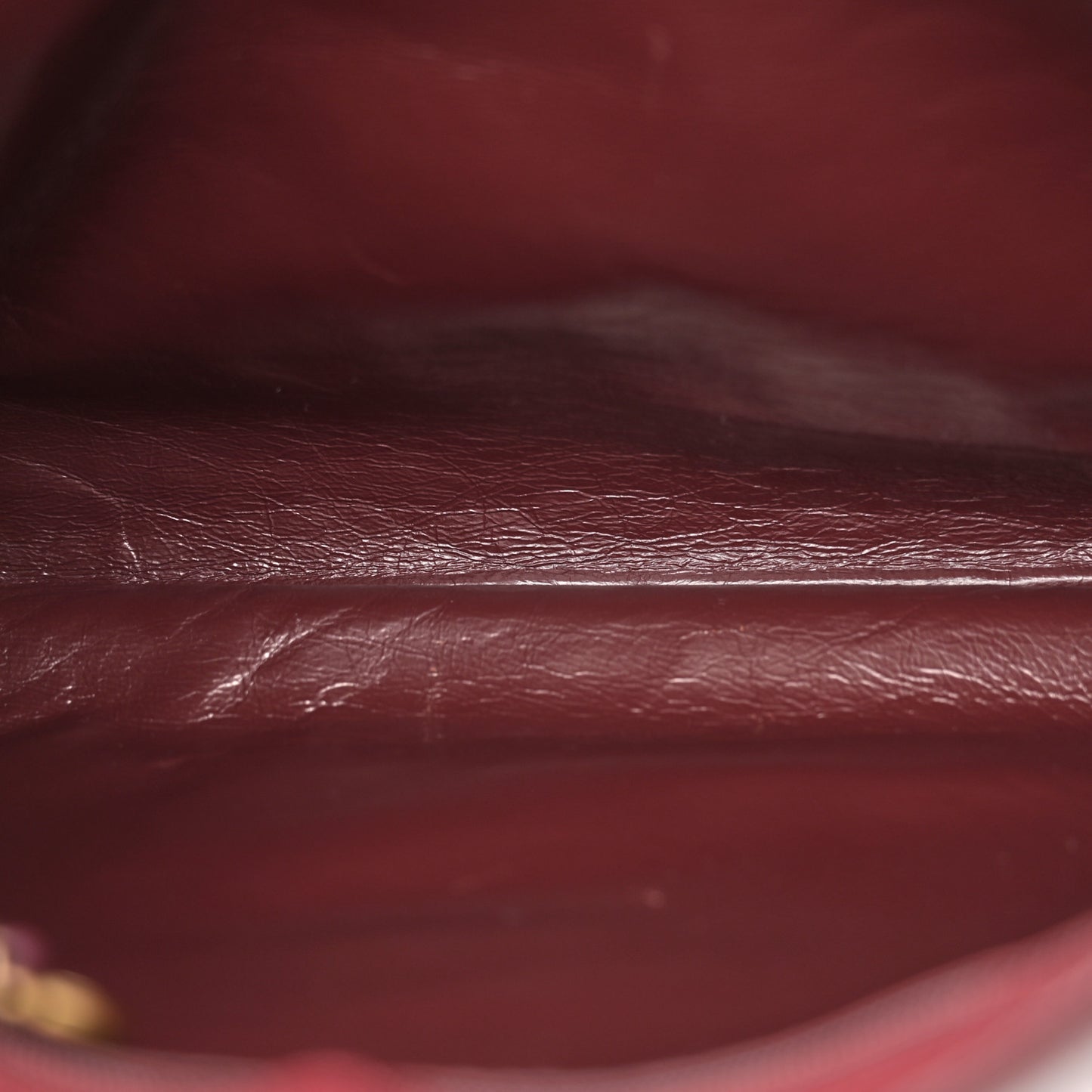 Caviar Shoulder Bag Burgundy