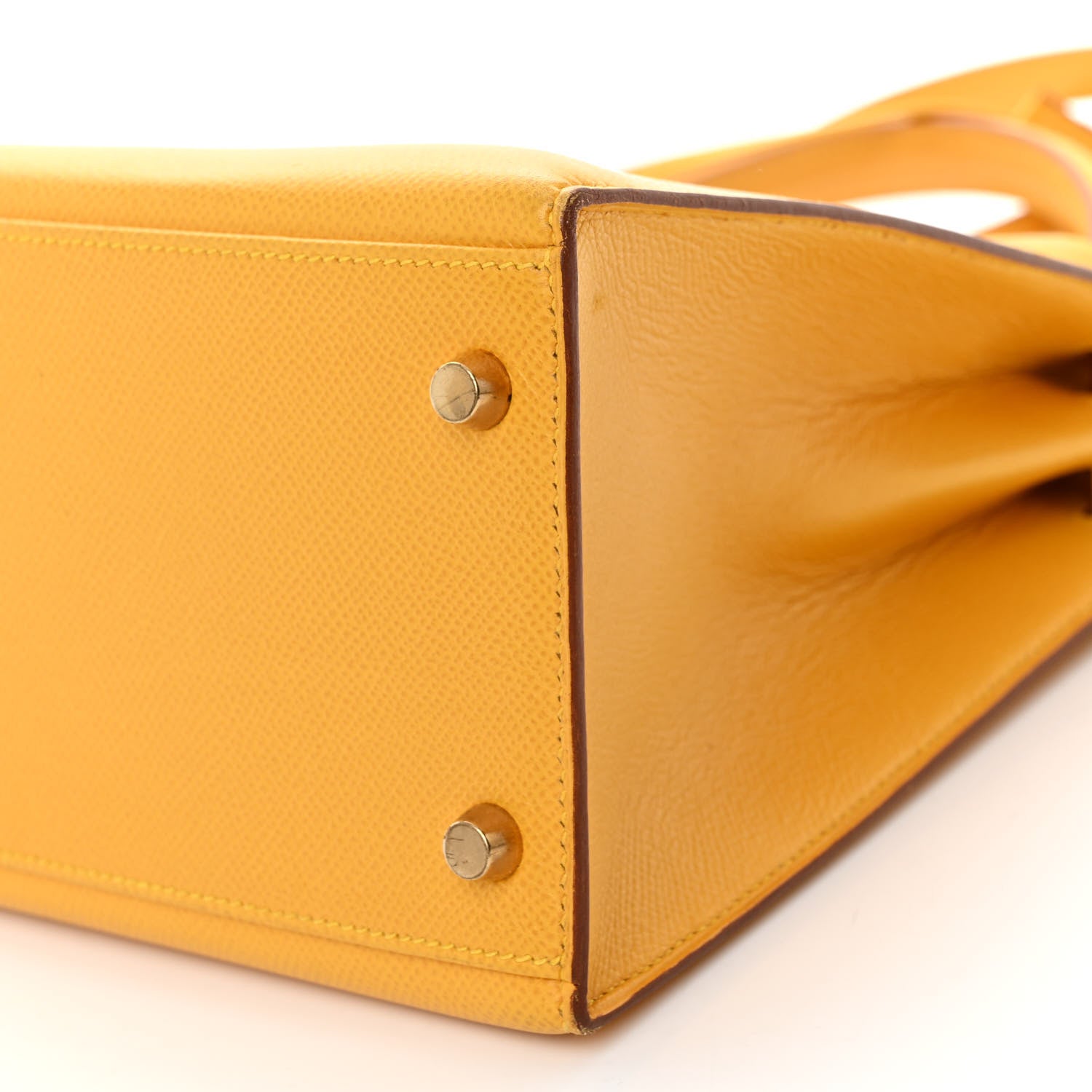 Hermes Courchevel Kelly Sellier 32 Jaune 10 of 12