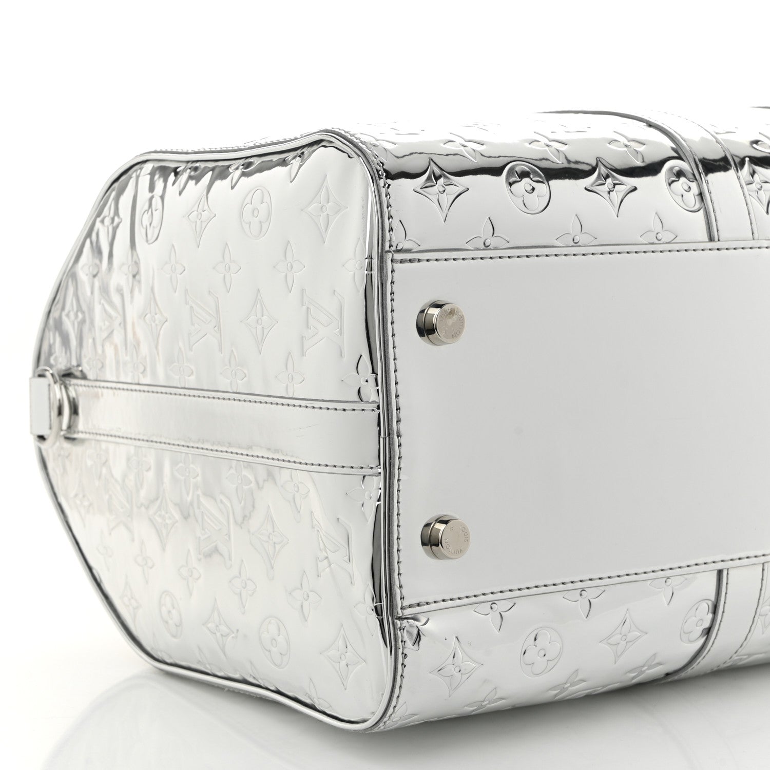 Louis Vuitton Monogram Mirror Keepall Bandouliere 45 Silver 7 of 8