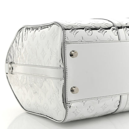 Louis Vuitton Monogram Mirror Keepall Bandouliere 45 Silver 7 of 8