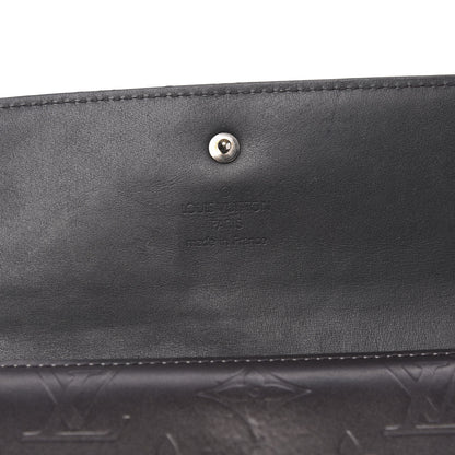 Louis Vuitton Mat Monogram Porte Tresor International Black 6 of 12