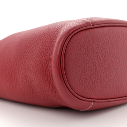 Hermes Taurillon Clemence Sac Good News PM Rouge Casaque 9 of 10
