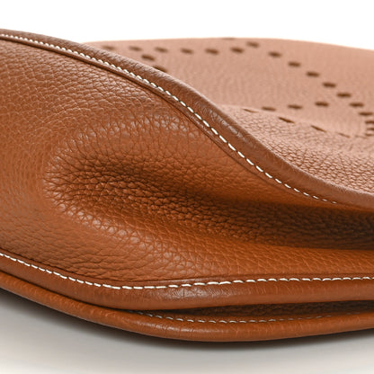 Hermes Taurillon Clemence Evelyne III GM Gold 10 of 10