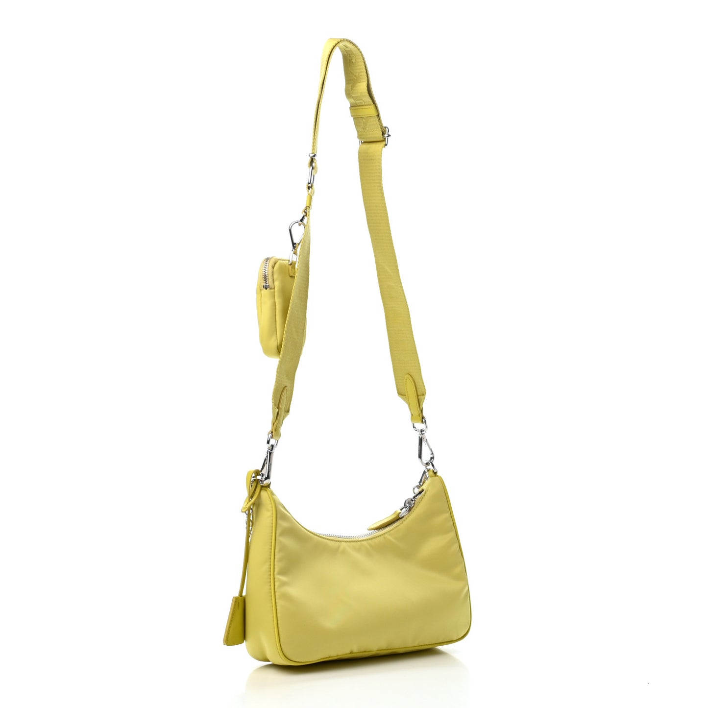 Nylon Saffiano Re-Edition 2005 Shoulder Bag Ananas