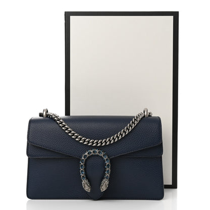 Gucci Dollar Calfskin Crystal Small Dionysus Shoulder Bag Blue Agata Montana Sapphire 11 of 11