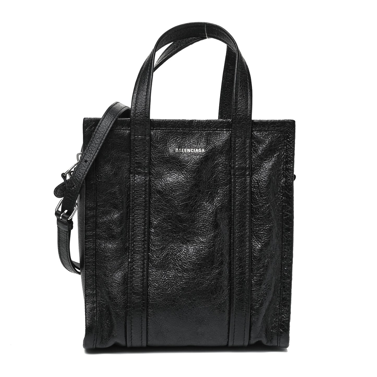 Agneau XS Bazar Shopper Tote Black