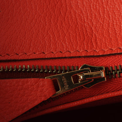 Hermes Togo Birkin 30 Capucine 11 of 31