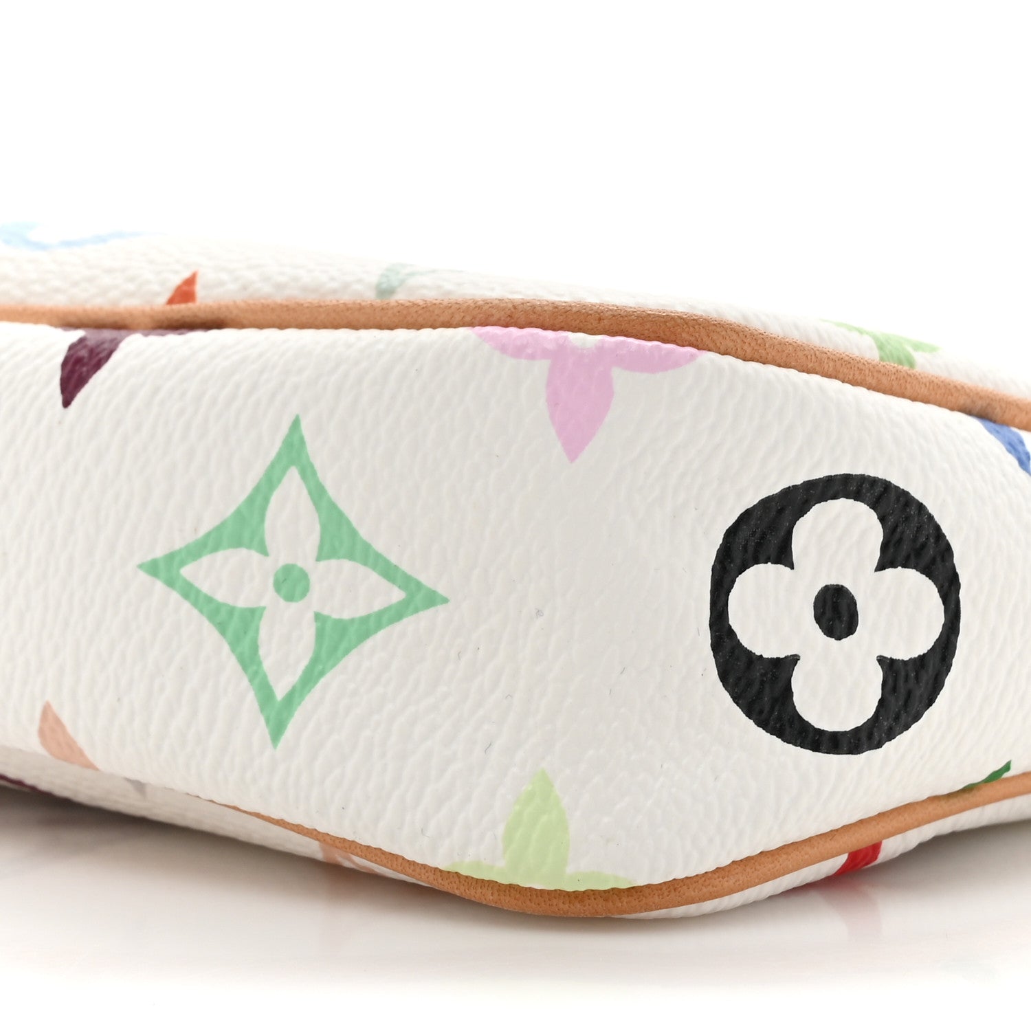 Louis Vuitton Monogram Multicolor Pochette Accessories White 9 of 15