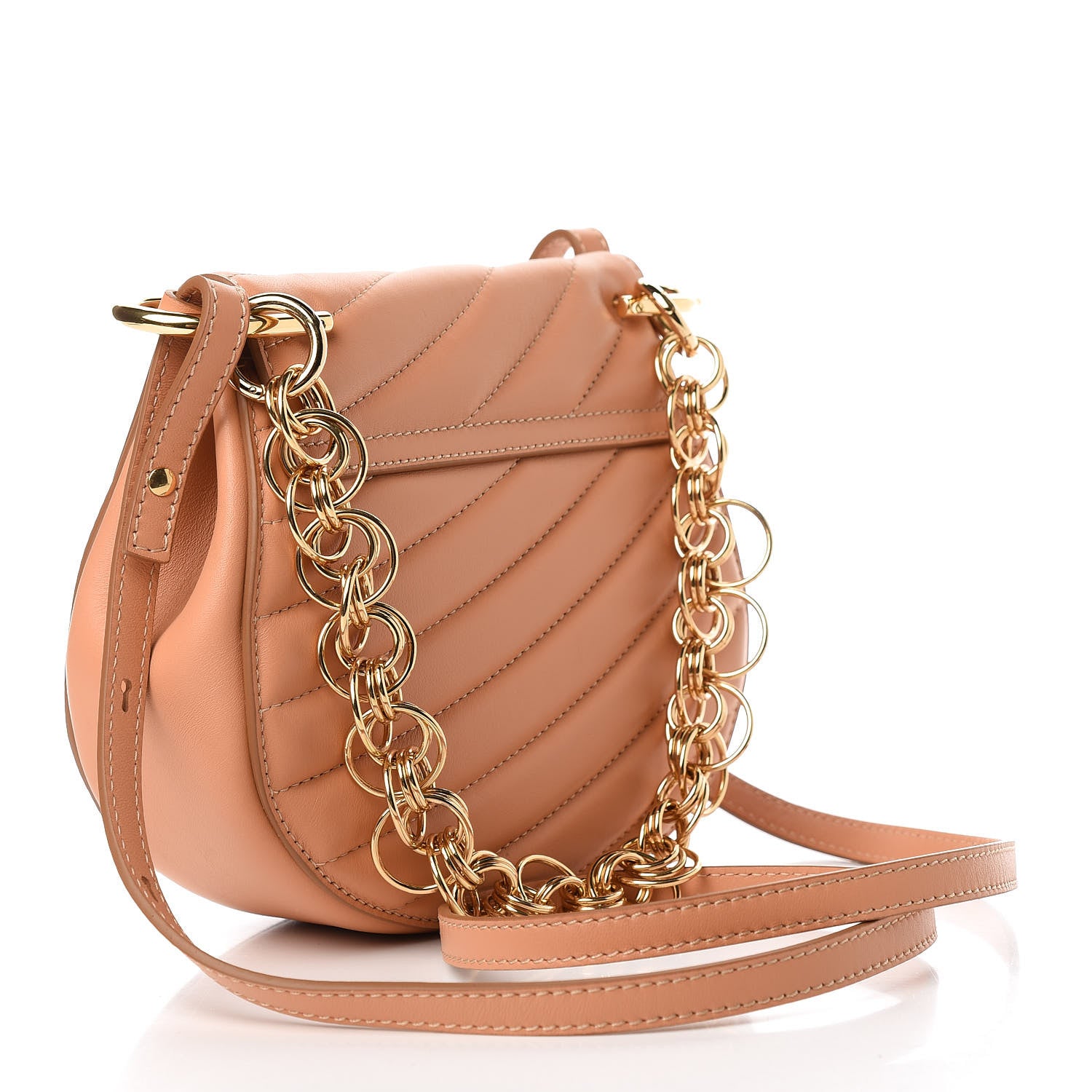 Chloe Calfskin Quilted Mini Drew Bijou Shoulder Bag Blushy Pink 3 of 10