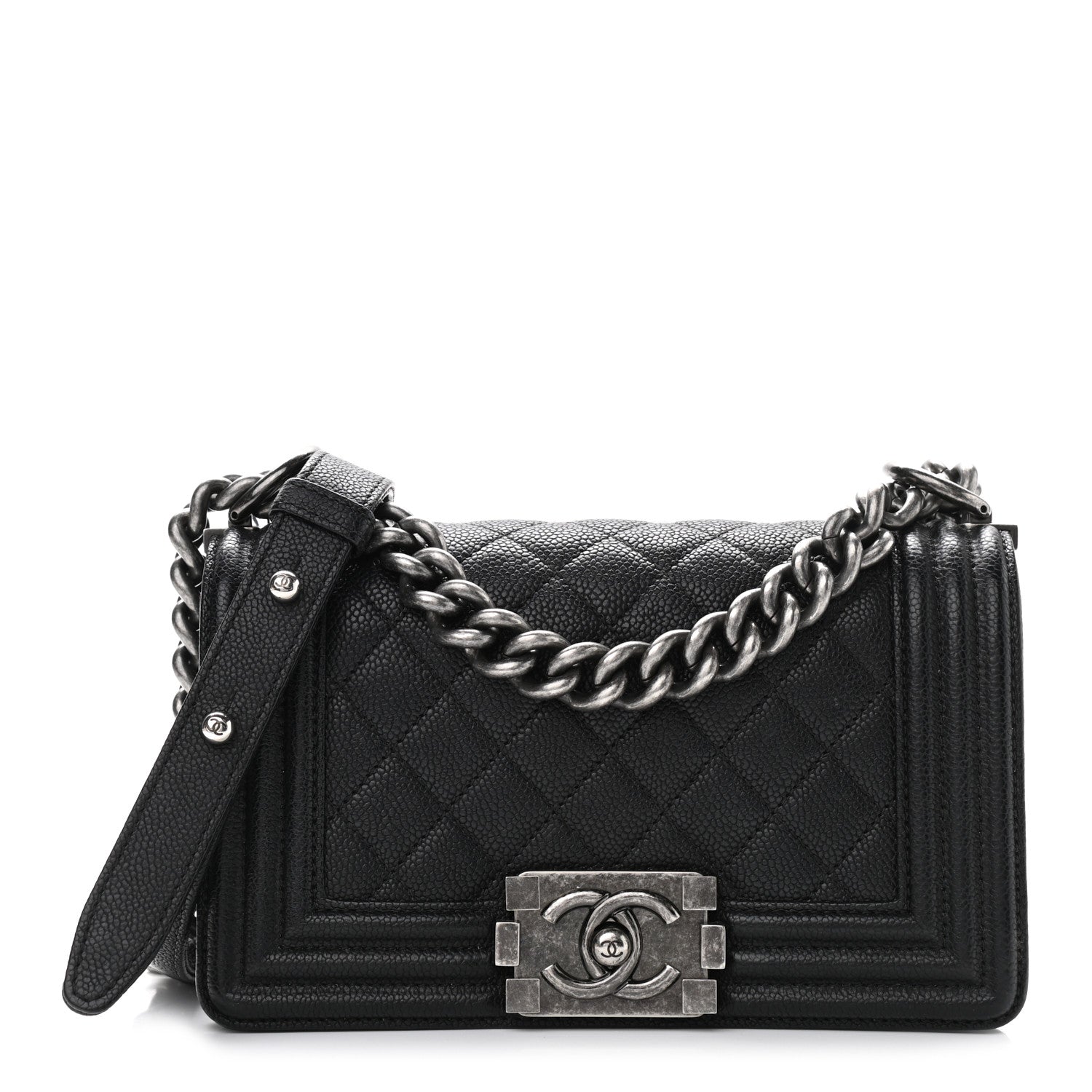 Chanel Caviar Quilted Small Boy Flap Black 1 of 10