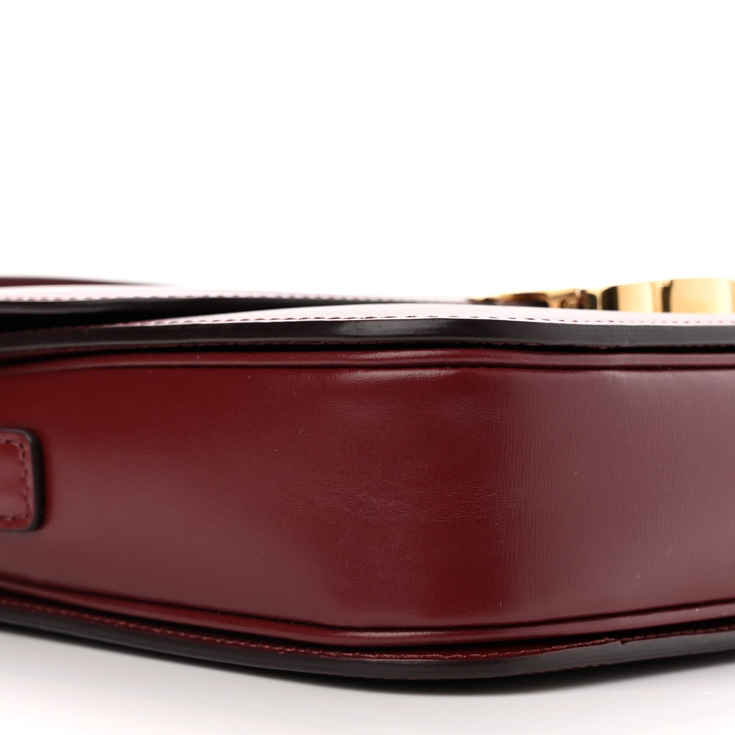 Shiny Calfskin Medium Triomphe Light Burgundy