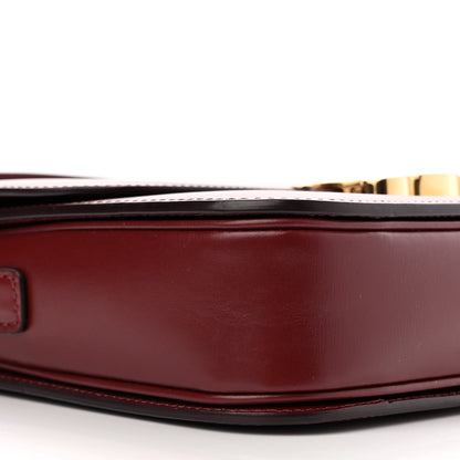 Celine Shiny Calfskin Medium Triomphe Light Burgundy 11 of 15