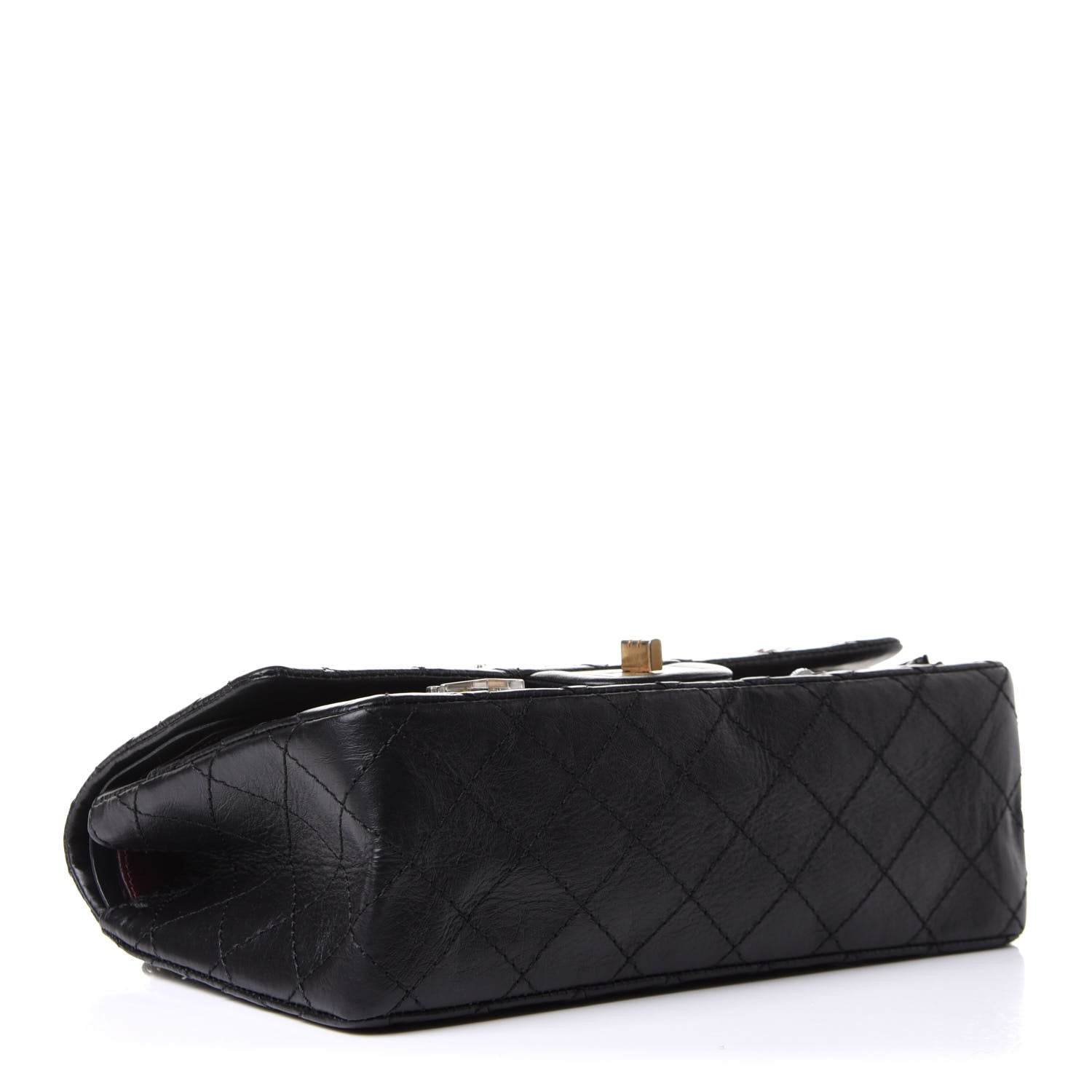 Chanel Aged Calfskin Lucky Charms 2.55 Reissue 225 Flap Black 4 of 16