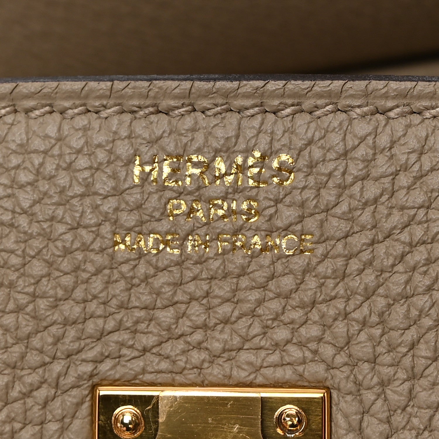Hermes Togo Birkin 25 Gris Tourterelle 6 of 11