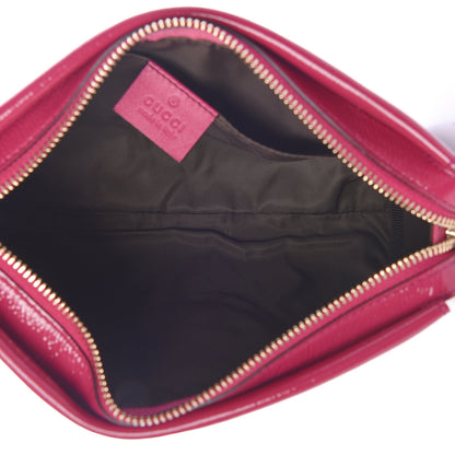 Gucci Soft Patent Soho Cosmetic Case Bright Bougainvillea 5 of 9