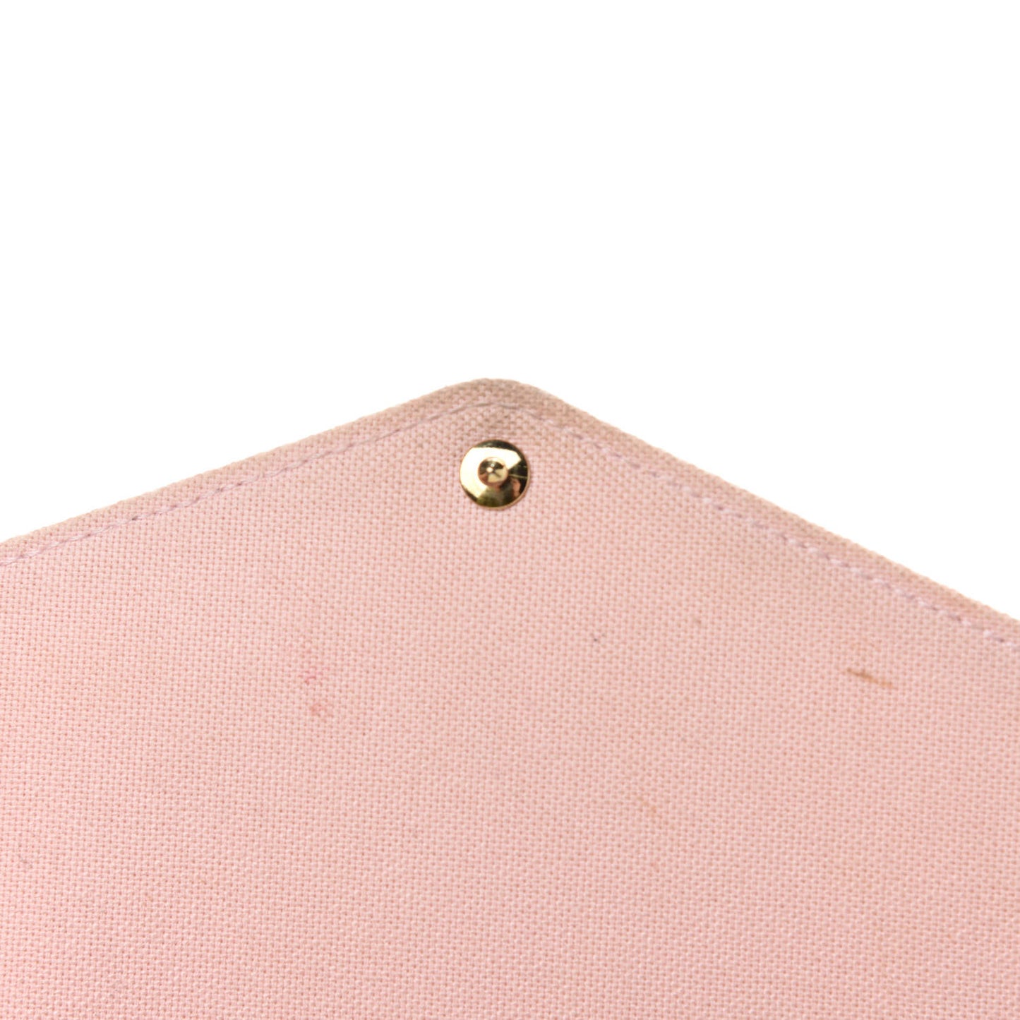 Damier Azur Pochette Felicie Chain Wallet Rose Ballerine