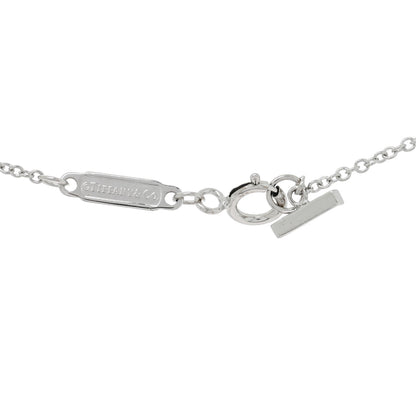 Tiffany 18K White Gold Mini T Smile Pendant Necklace 4 of 4