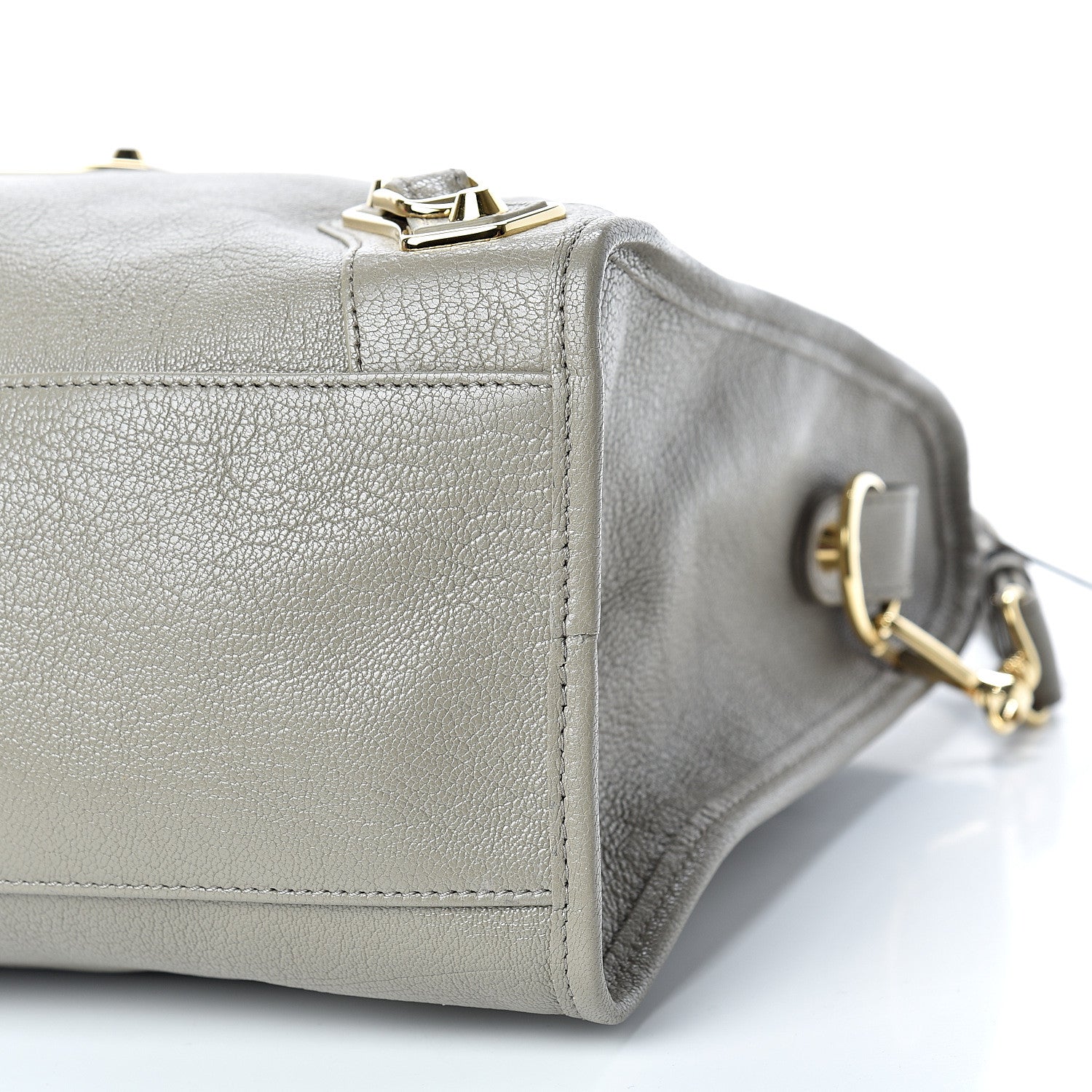 Balenciaga Chevre Gold Metallic Edge Hardware City Gris Taupe 9 of 10