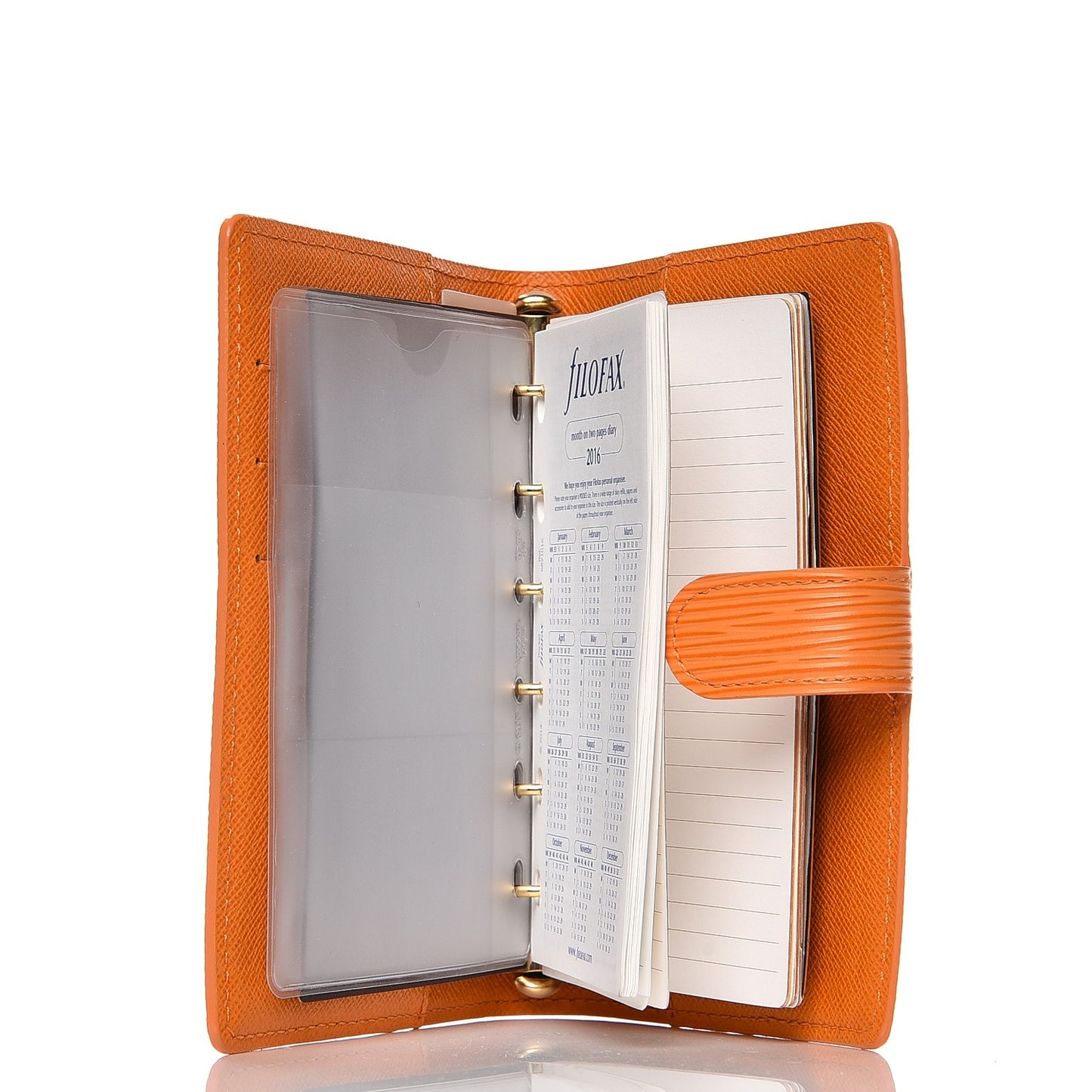 Epi Small Ring Agenda Cover Mandarin