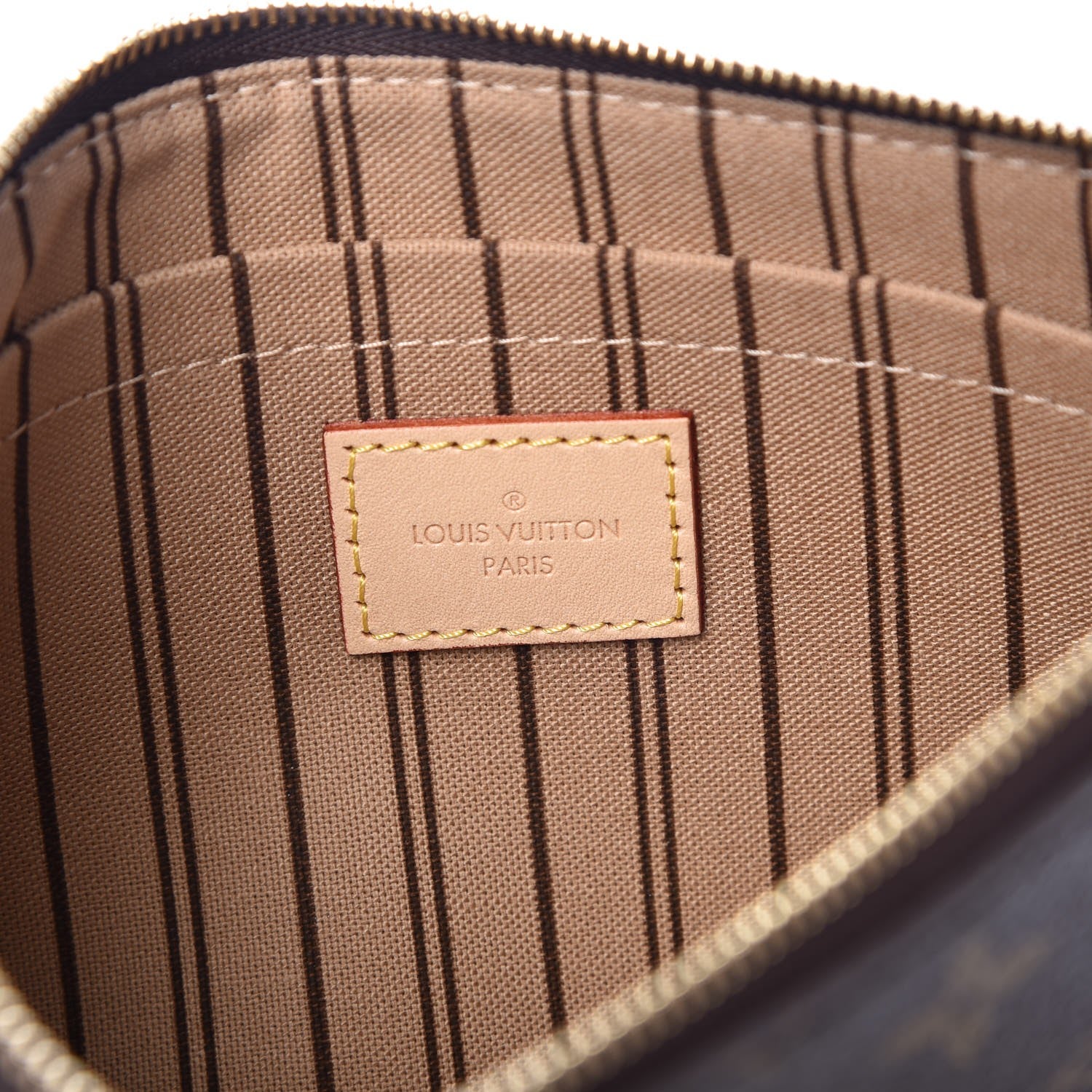 Louis Vuitton Monogram Neverfull MM GM Pochette 6 of 8