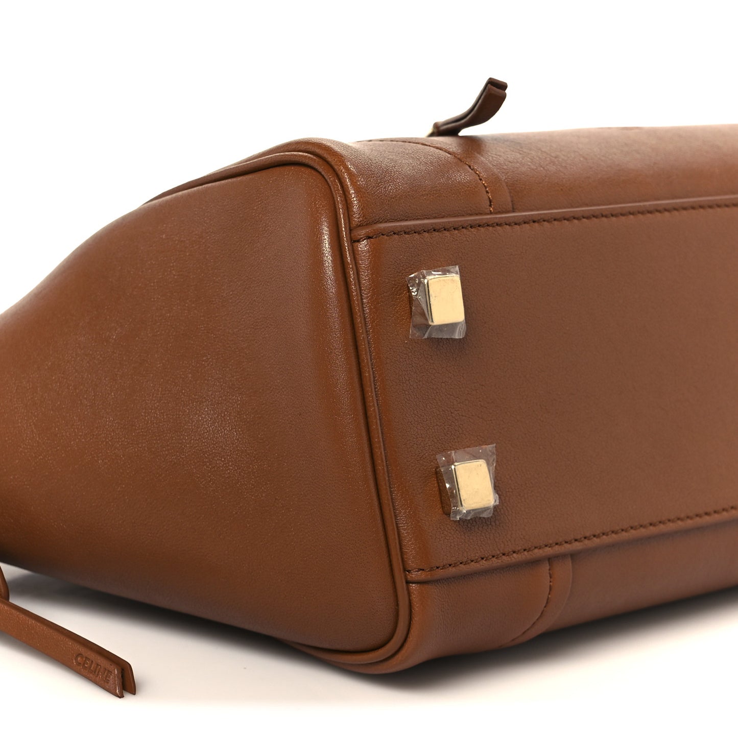 Supple Shiny Lambskin Little New Luggage Soft Tan