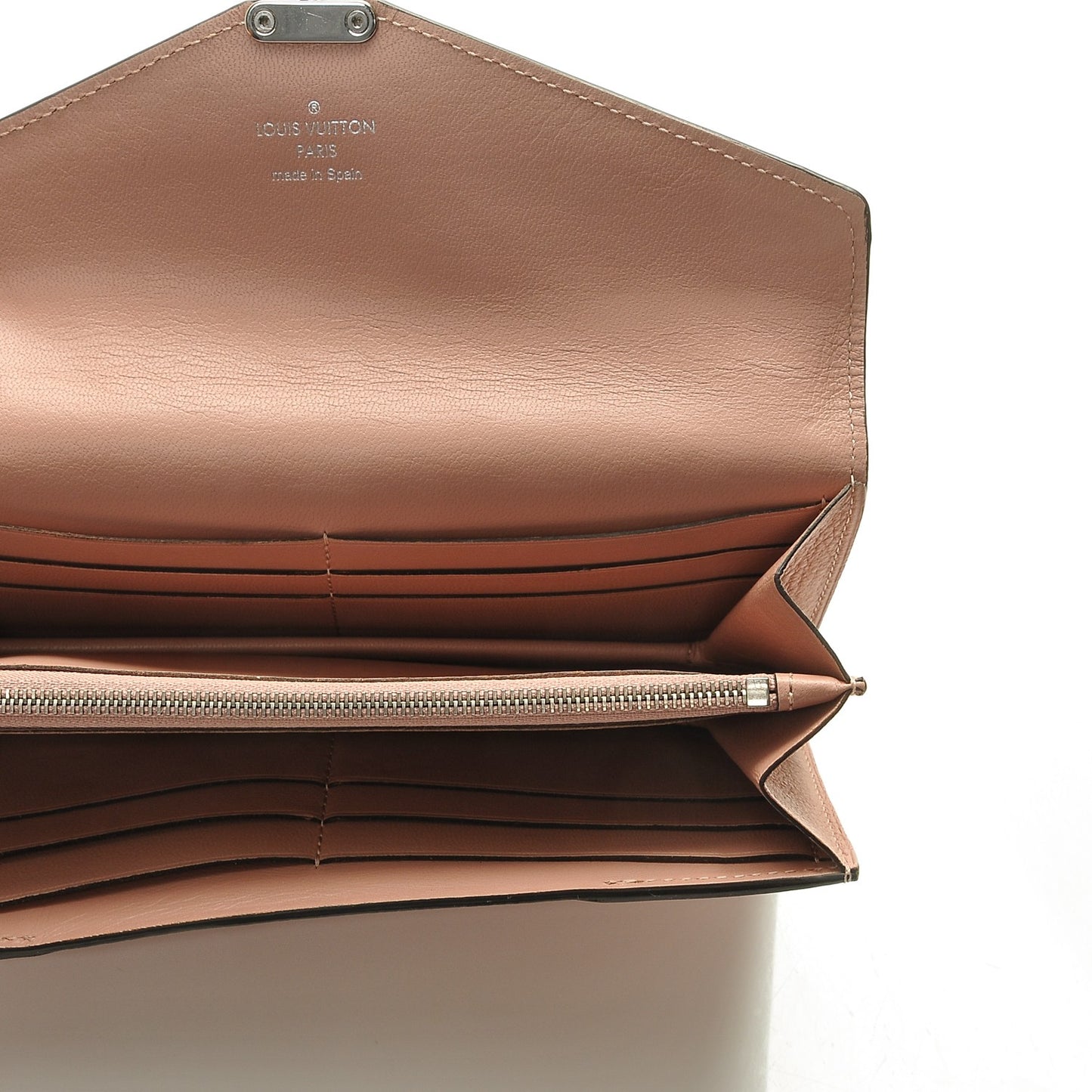 Veau Cachemire Dauphine Wallet Magnolia