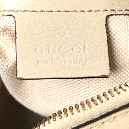 Gucci Guccissima Small Scarlett Studded Interlocking G Hobo Off White 6 of 10