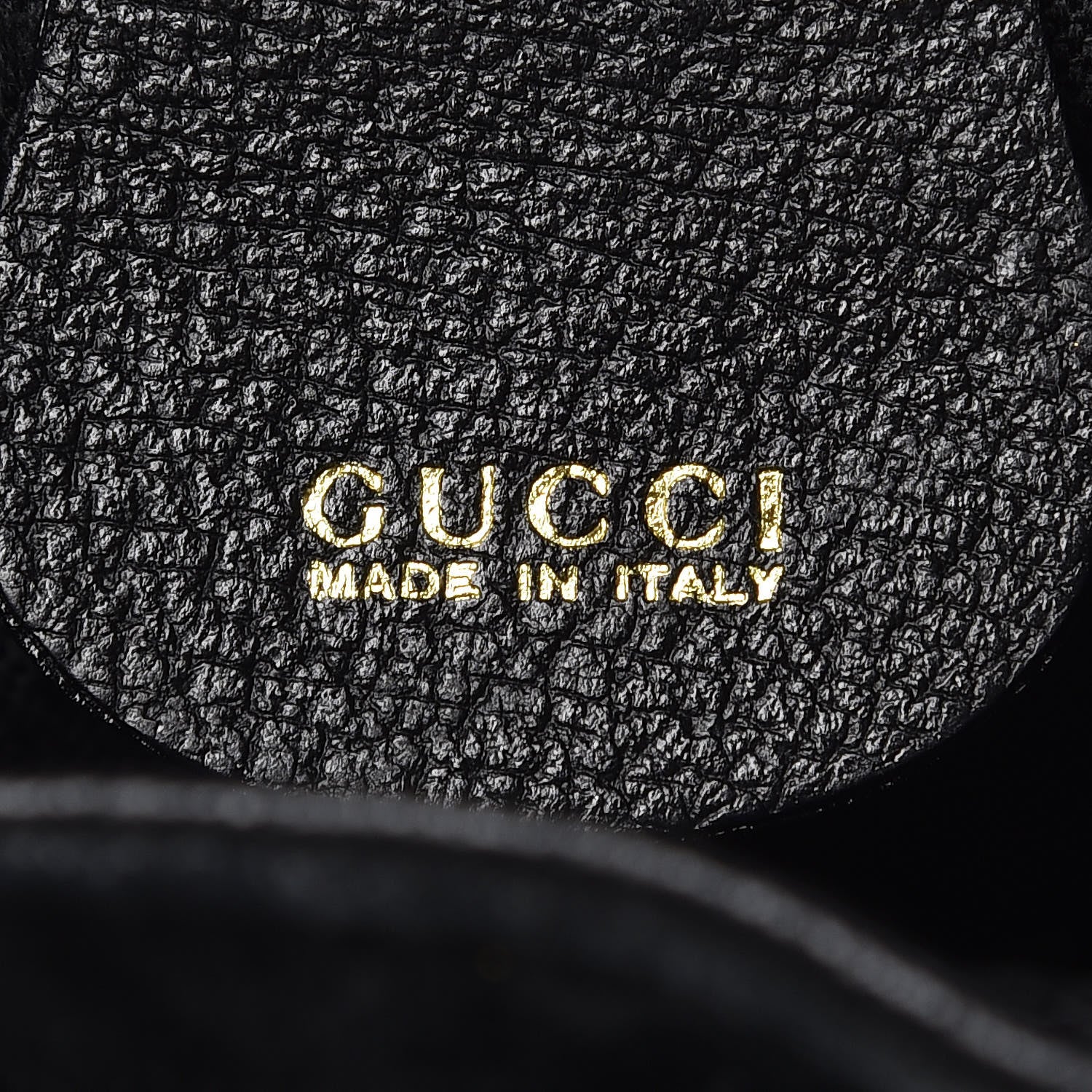 Gucci Calfskin Suede Bamboo Backpack Black 6 of 9