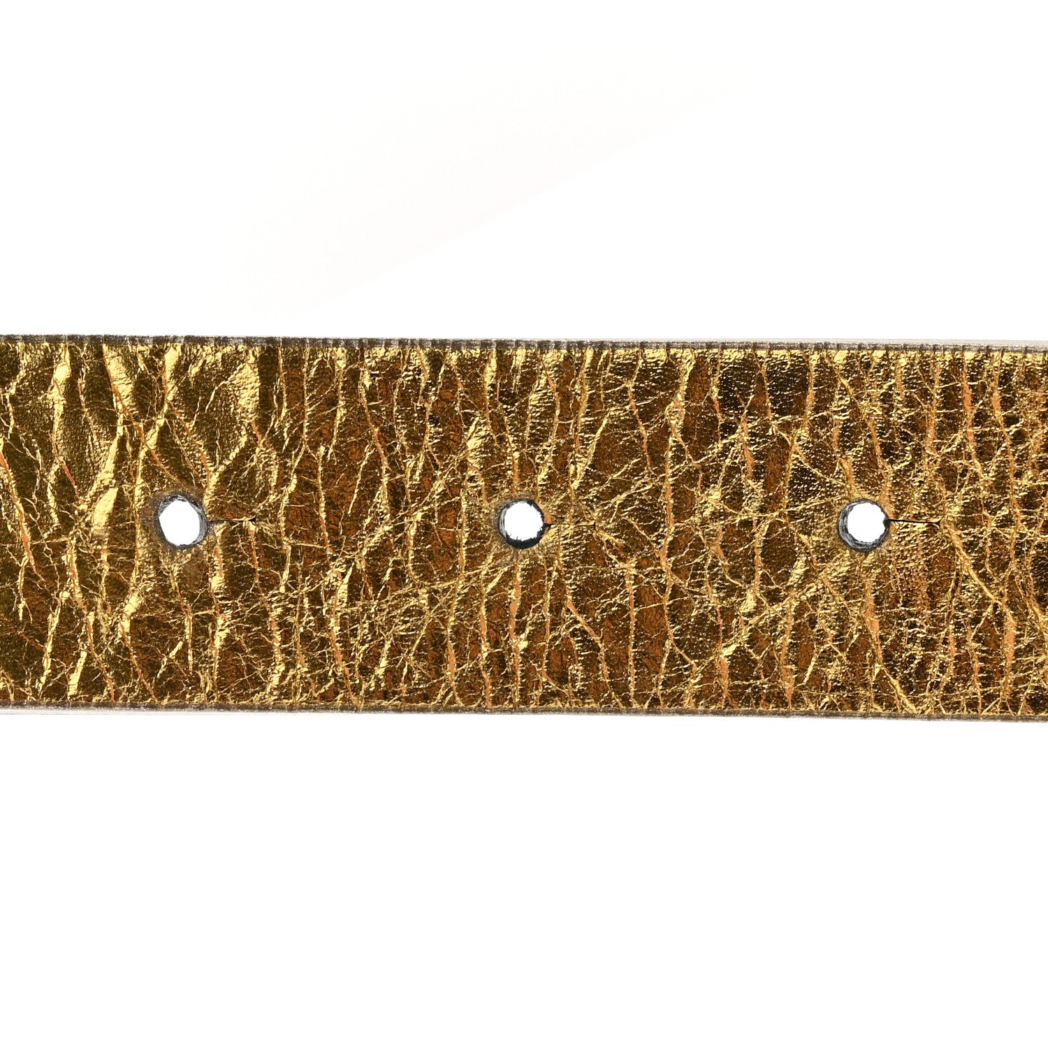 Chanel Metallic Calfskin Crystal Embellished CC Scarab Belt 70 28 Gold 3 of 9