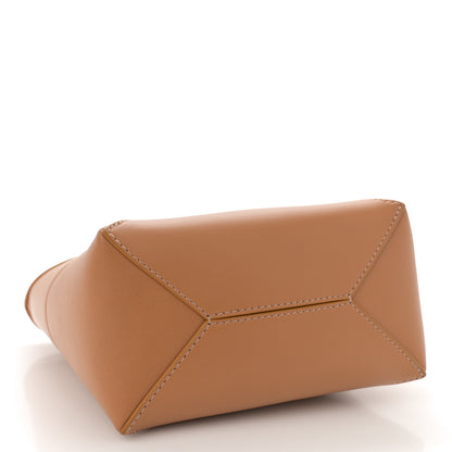 Loewe Shiny Calfskin Mini Puzzle Fold Tote Warm Desert 4 of 12
