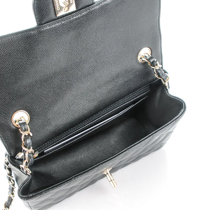 Chanel Caviar Quilted Mini Rectangular Flap Black 6 of 8