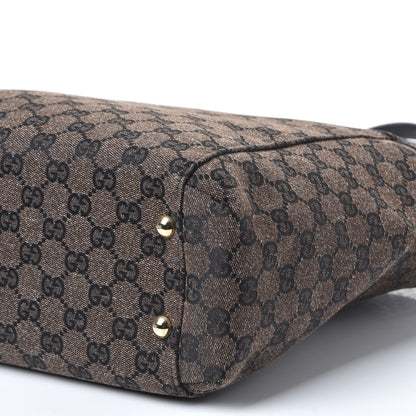 Gucci Monogram Crest Tote Brown 6 of 9