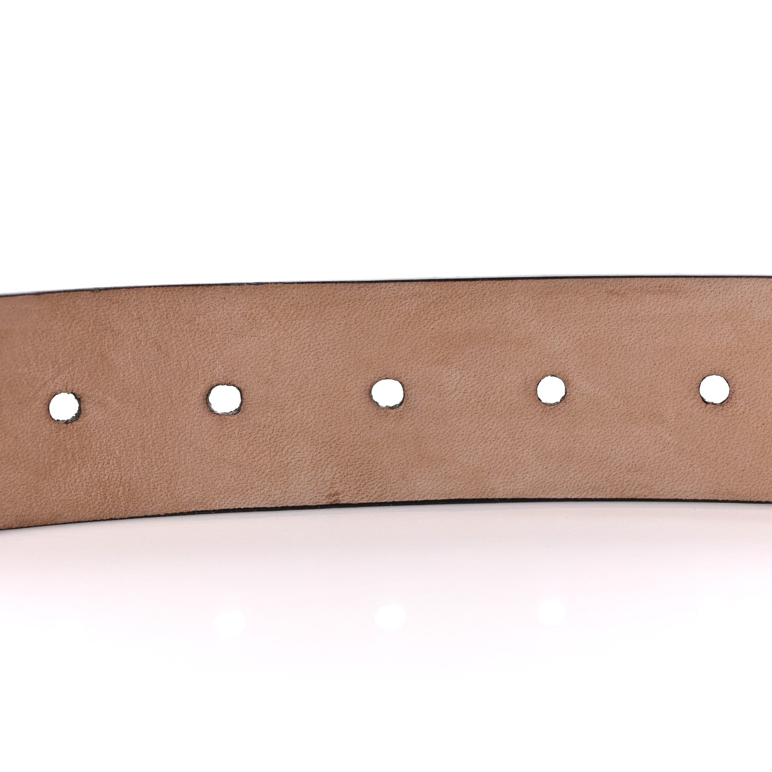 Gucci GG Supreme Monogram Selleria Calfskin Kingsnake 35mm Belt 90 36 Beige Ebony Multicolor Cocoa 4 of 8