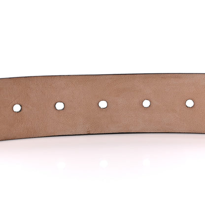 Gucci GG Supreme Monogram Selleria Calfskin Kingsnake 35mm Belt 90 36 Beige Ebony Multicolor Cocoa 4 of 8
