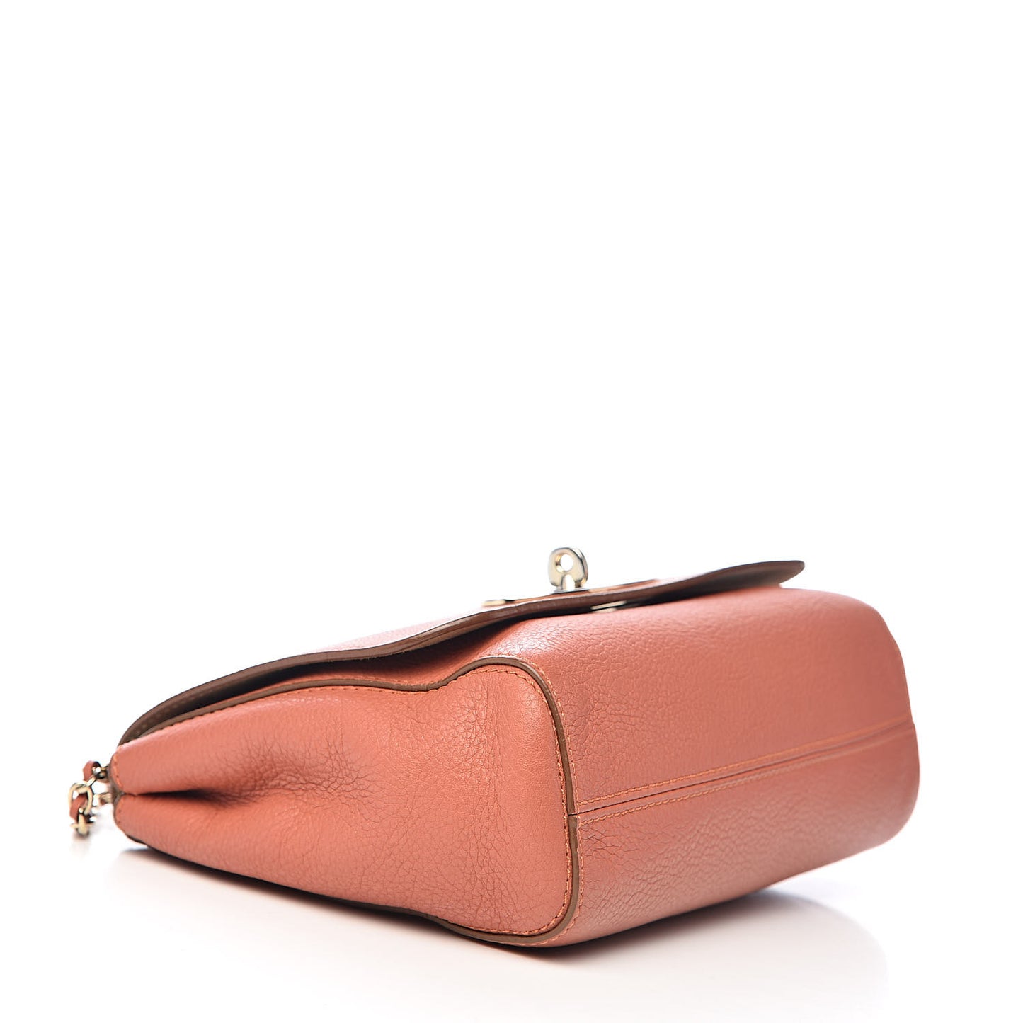 Small Classic Grain Small Lily Flap Burnt Peach