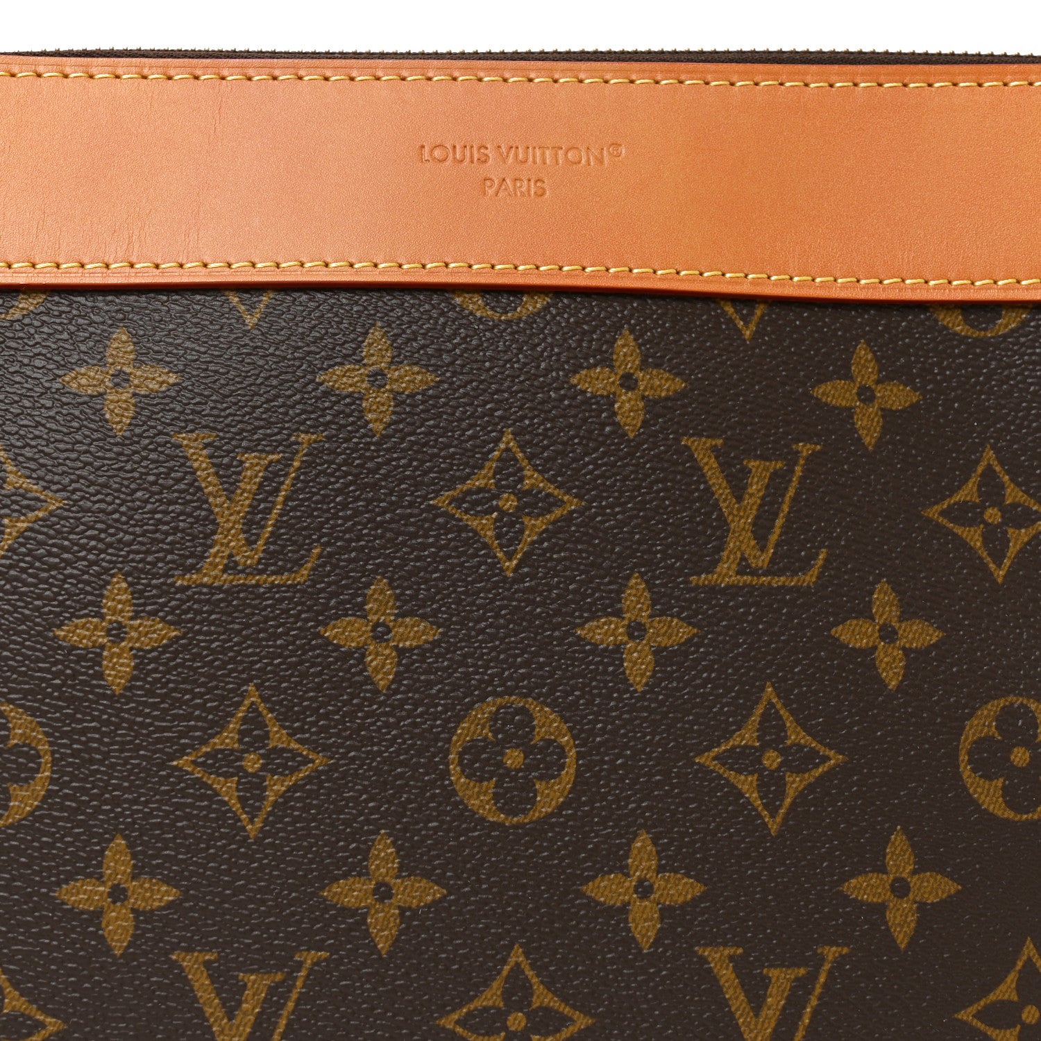 Louis Vuitton Monogram Archive Pochette Voyage Souple 7 of 9