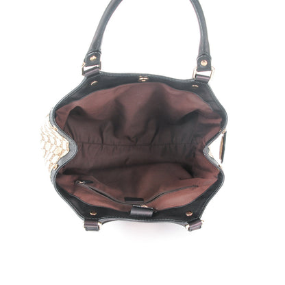 Gucci Monogram Medium Sukey Tote Beige Ebony Black 5 of 8