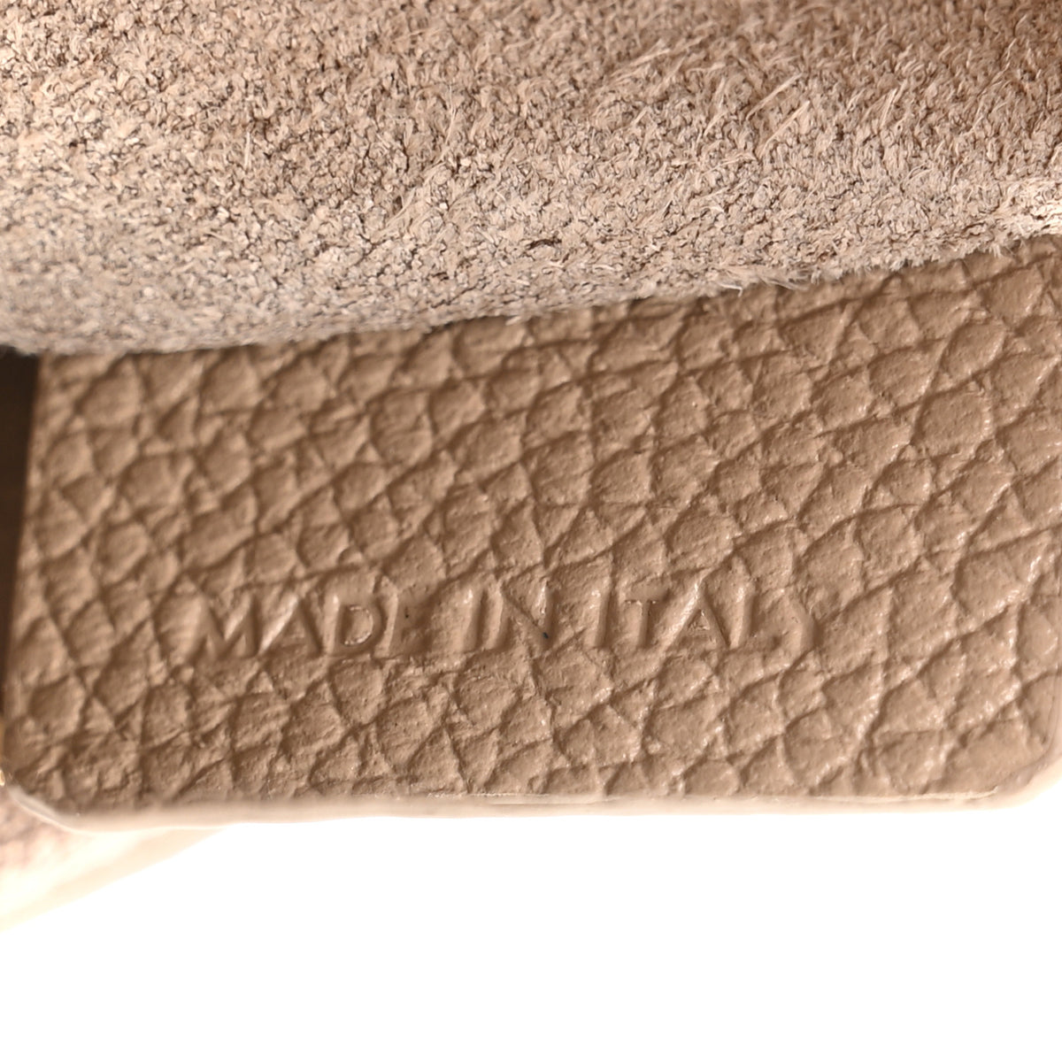 Supple Grained Calfskin Teen Lulu Shoulder Bag Safari