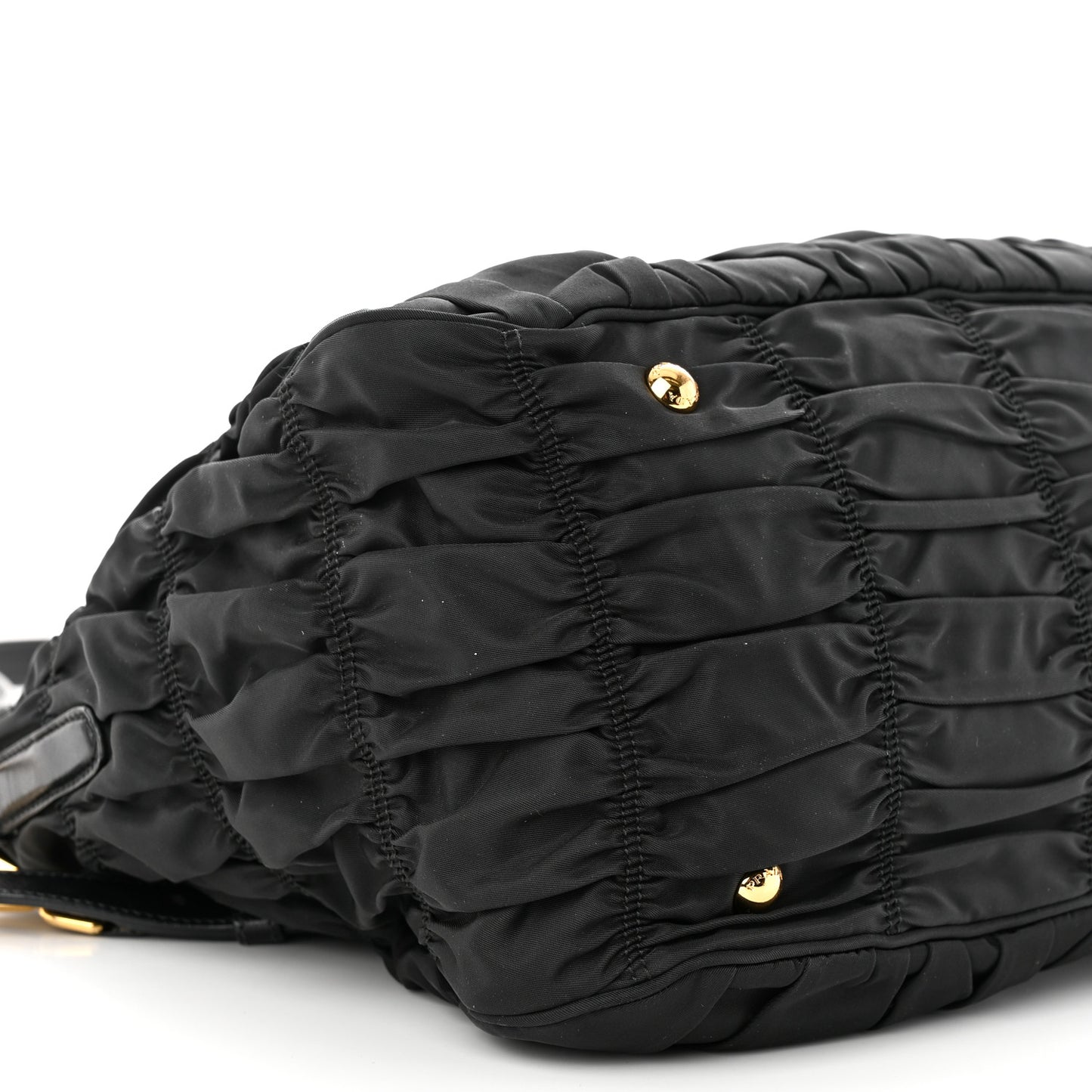Tessuto Nylon Gaufre Tote Black
