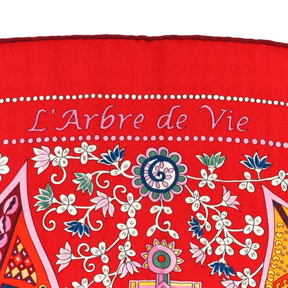 Hermes Cashmere Silk L'Arbre De Vi Shawl 140 4 of 4