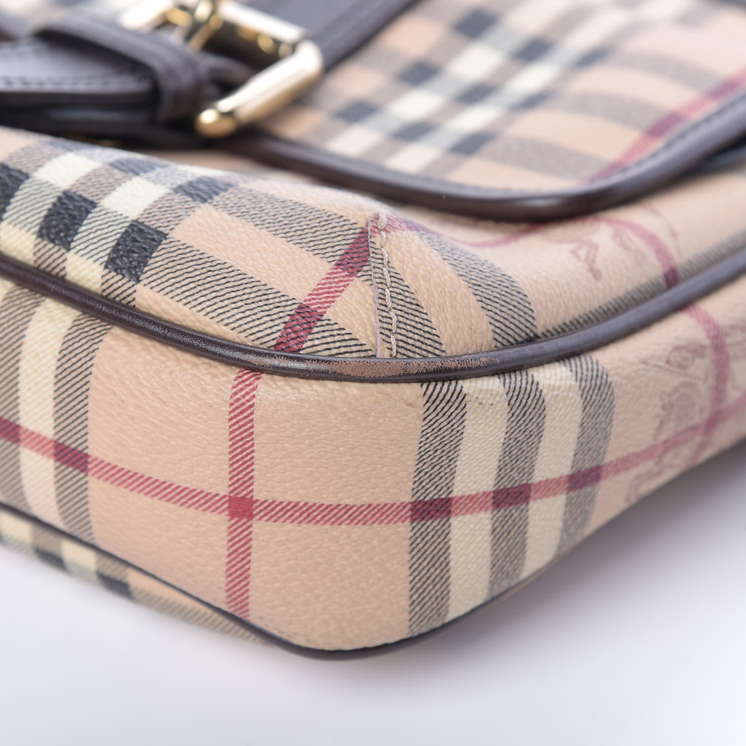 Burberry Haymarket Check Ganton Satchel 11 of 17