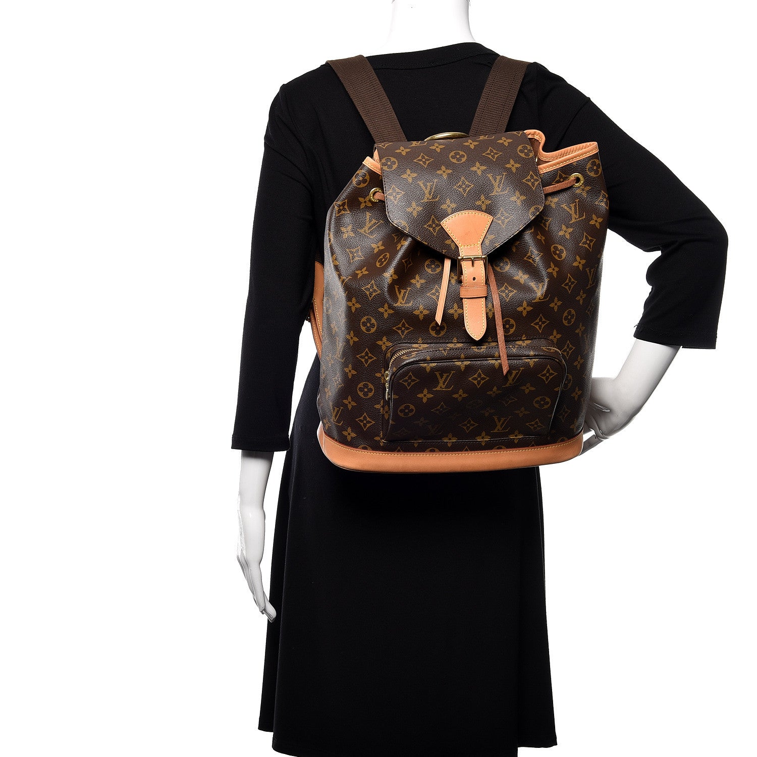 Louis Vuitton Monogram Montsouris GM Backpack 2 of 13