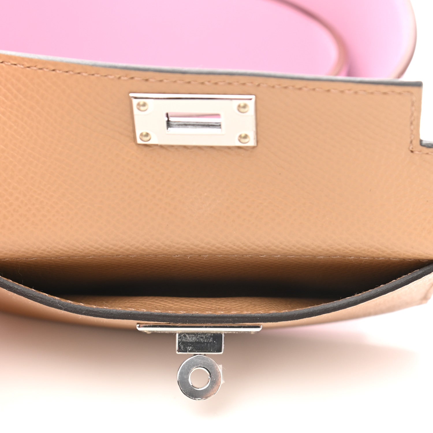 Hermes Swift Epsom Pocket Kelly Shoulder Strap Mauve Sylvestre Chai 3 of 6