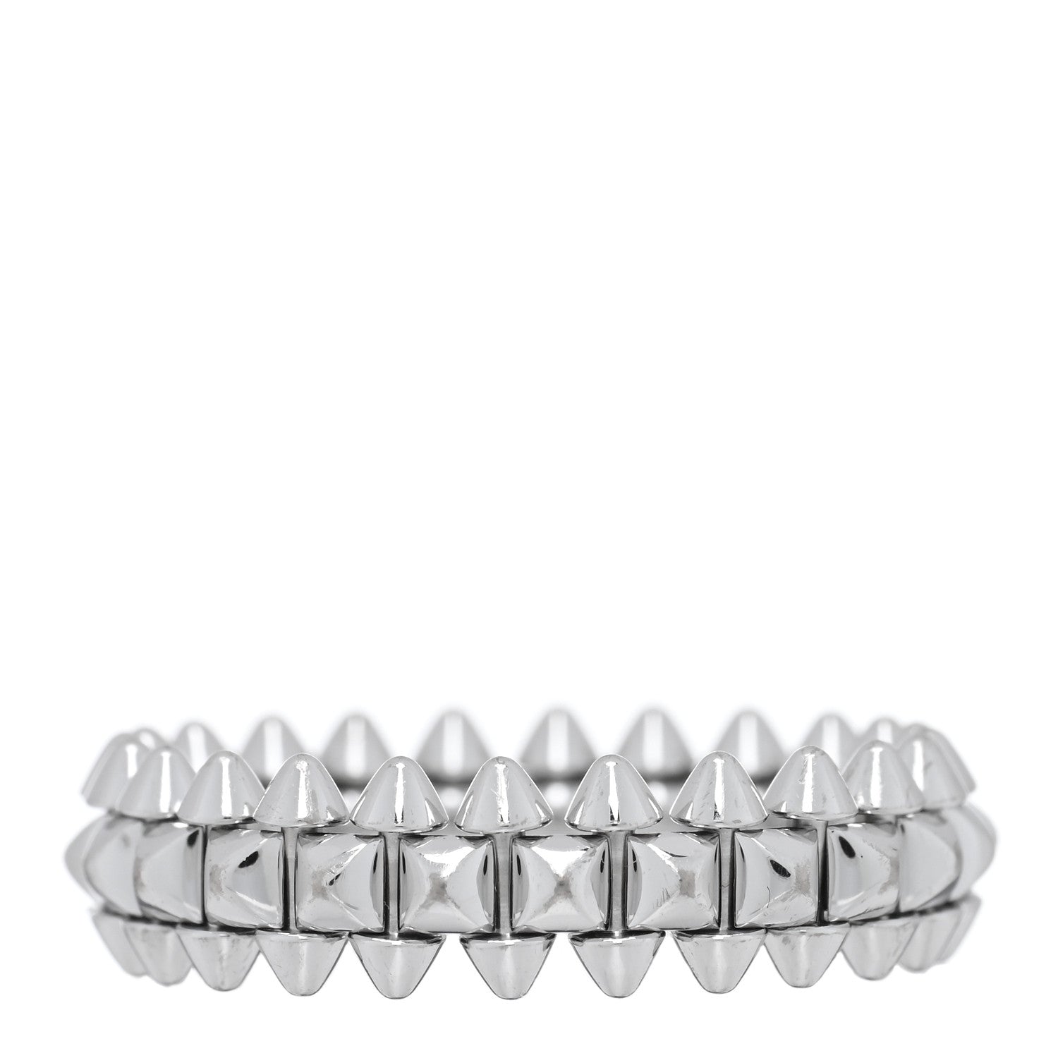Cartier 18K White Gold SM Clash De Cartier Ring 57 8 3 of 5