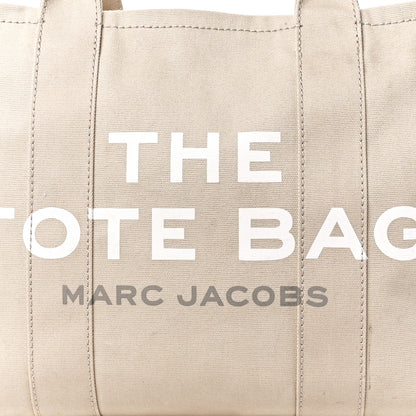 Marc Jacobs Cotton Canvas Large The Tote Bag Beige 9 of 12