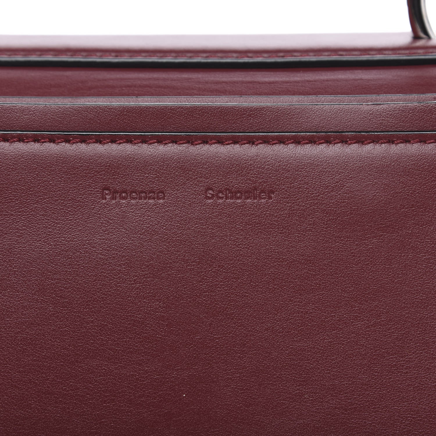 Proenza Schouler Calfskin Medium Hava Top Handle Bag Midnight Plum 11 of 11