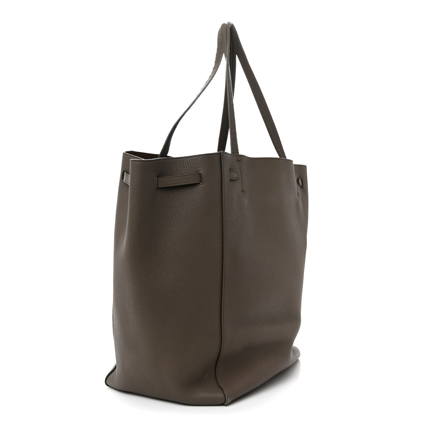 Celine Soft Grained Calfskin Medium Belt Cabas Phantom Taupe 3 of 12