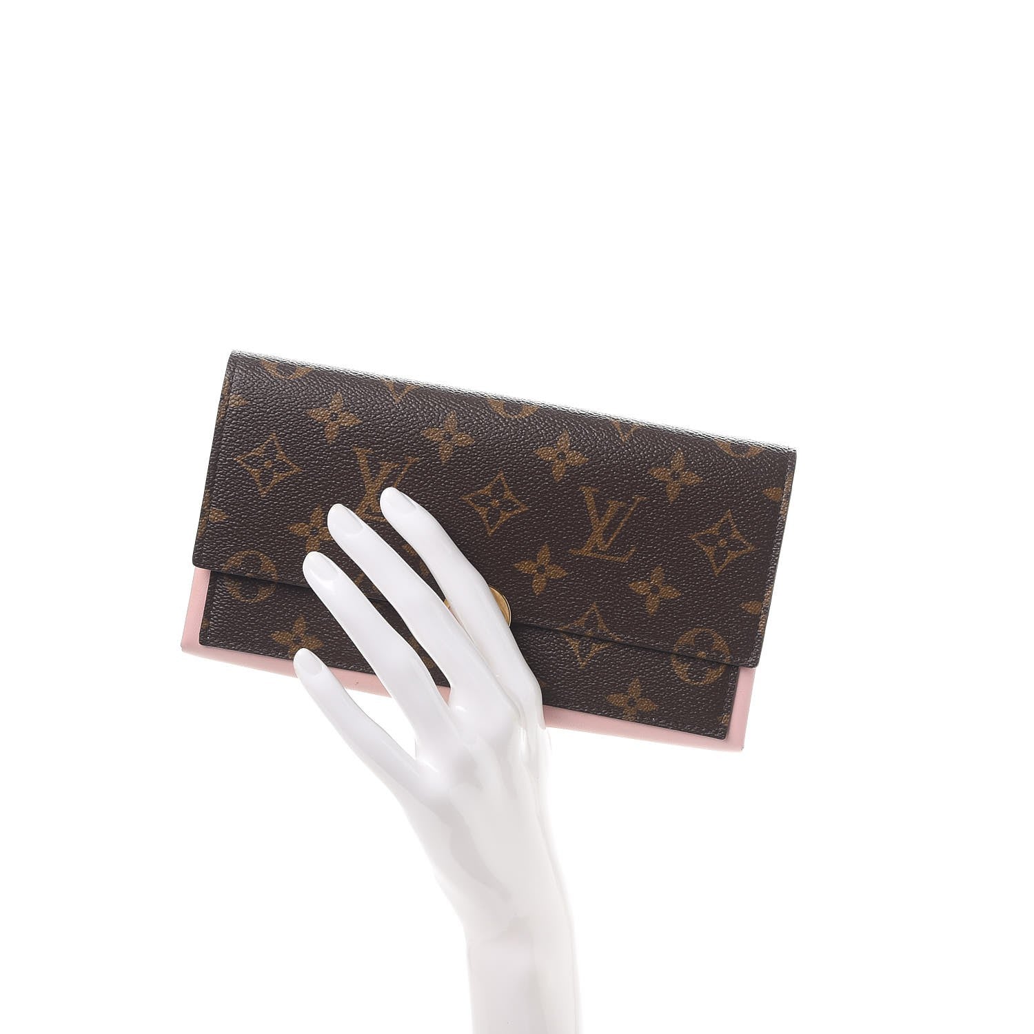 Louis Vuitton Monogram Flore Wallet Rose Ballerine 2 of 10